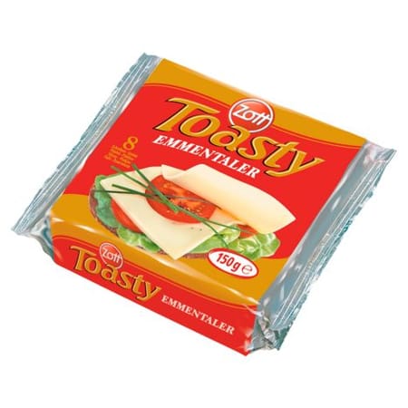 Zott Toasty ementaler 150g. Pi