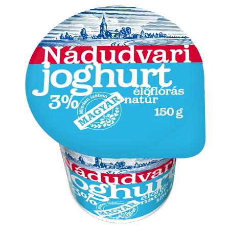 Nádudvari natur joghurt 150g.3%