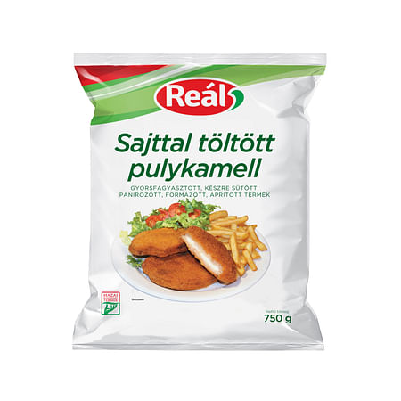 Reál sajttal t. pulykamell 750 g.