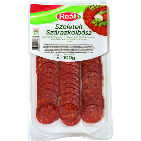 Reál szárazkolbász 100 gr szel.