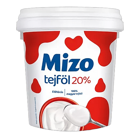 Mizo tejföl 800 g. 20% VÖDRÖS