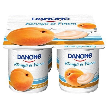 Danone K és F.4x125g. Sárgabarack