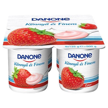 Danone K és F.4x125g. Eper