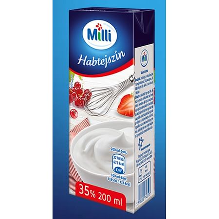 Milli habtejszín 200ml 30%