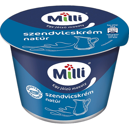 Milli szendvicskrém 200 g. natúr