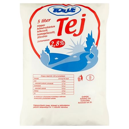 Tolle gasztro Politej tömlös 5/1 2,8%