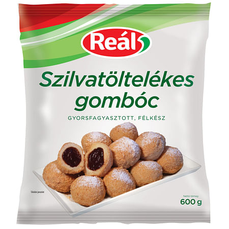 Reál szilvatöltelékes gombóc 600g.