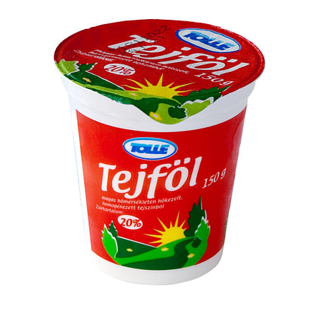 Tolle tejföl 150 g. 20%