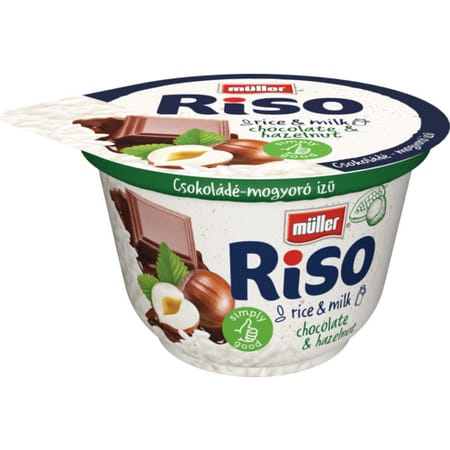 Müller tejberizs csoki-mogyoró 200g.
