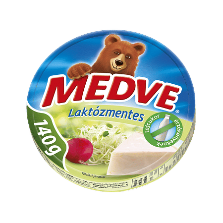 Medve dobozos sajt 140g. laktóz mentes