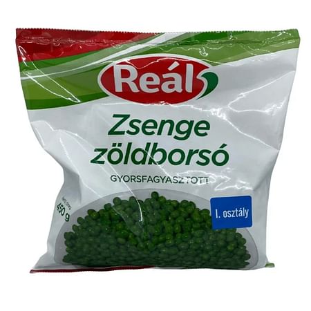 Reál zöldborsó 450 g.zsenge