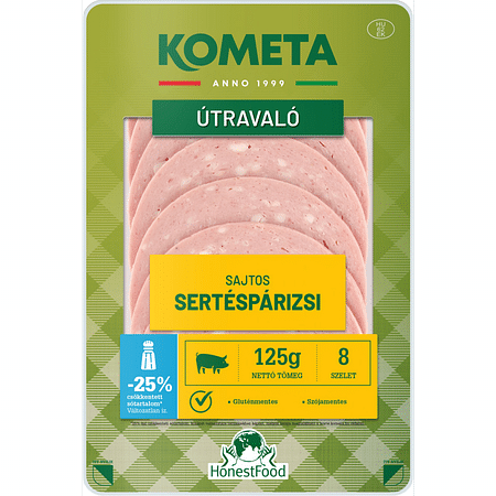 Kometa 125g. szel. Útravaló sajtos párizsi