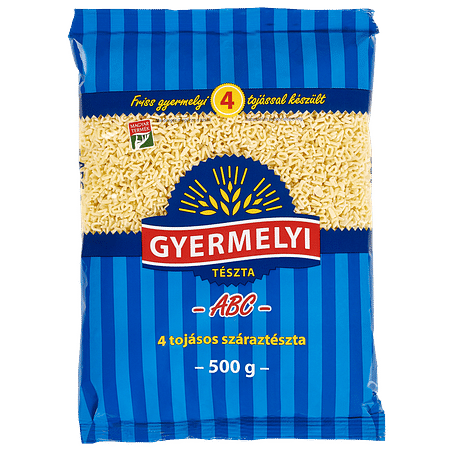 Gyermelyi abc tészta 500g.