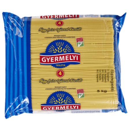 Gyermelyi ömlesztett spagetti 3*5 kg