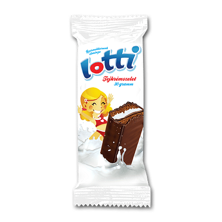 Lotti tejkrémszelet 30g.