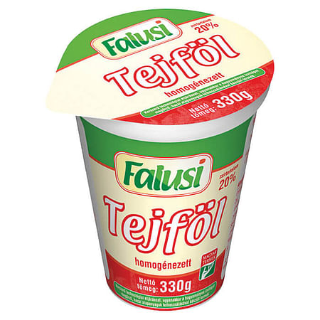 Falusi tejföl 330 g. 20%