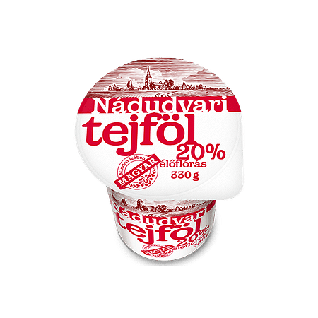 Nádudvari tejföl 330g. 20%