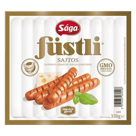 Sága Füstli 350g. sajtos