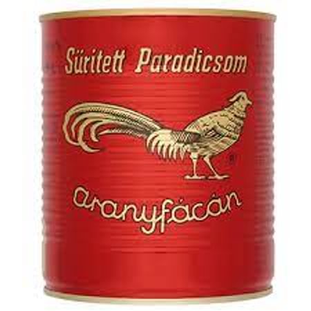 Paradicsompüré 28-30 % 850g. Aranyfácán
