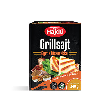 Hajdúsági grill sajt gyros 240g