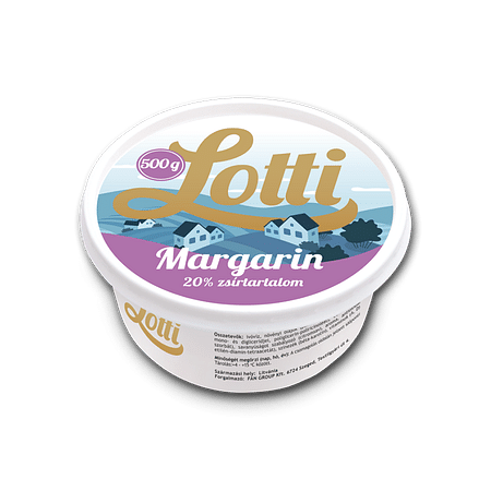 Lotti margarin csészés 500 g. 20%