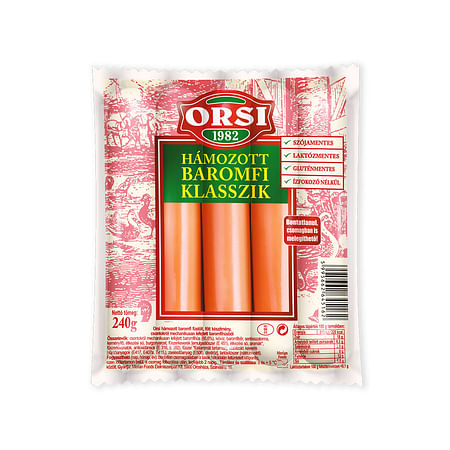 Orsi baromfi virsli 240 gr. HÁMOZOTT