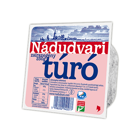 Nádudvari Túró zsírsz. 250g.(rózsaszín)