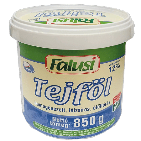 Falusi tejföl 850 g. 12% VÖDRÖS