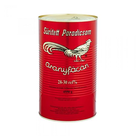 Paradicsompüré 28-30% 4550g Aranyfácán