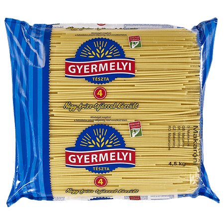 Gyermelyi ömlesztett makaróni 9 kg