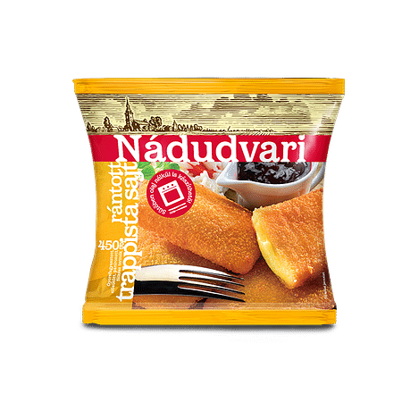 Fagy. Nádudvari Rántott trappista sajt 450g