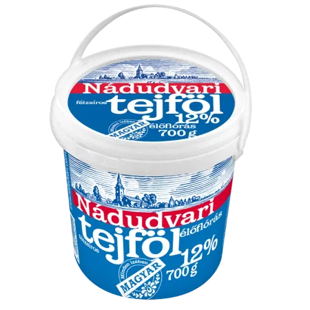 Nádudvari tejföl 12% 700g.