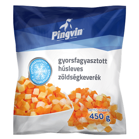 Pingvin húsleves zöldségkeverék 450g