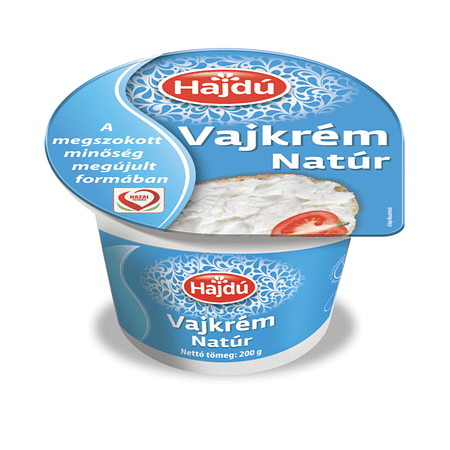 Hajdú vajkrém 200g natúr