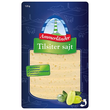 Ammerland 125g Tilsiter 45 %  szeletelt