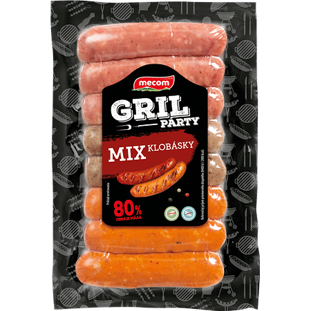 Kaiser Grillkolbász mix 210g