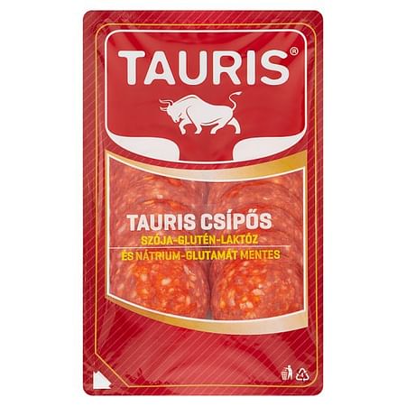 Tauris szeletelt csípős szalámi 55g.