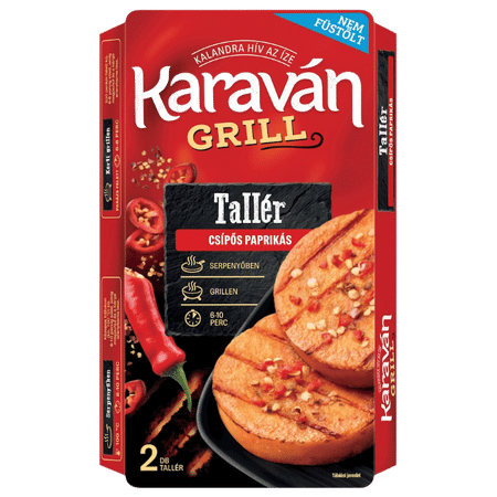 Karaván grilltallér csípőspaprikás 140 g.