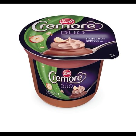 Zott Cremore Duo 190g. Mogyoró