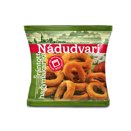 Fagy. Nádudvari Rántott hagymakarika 450g.