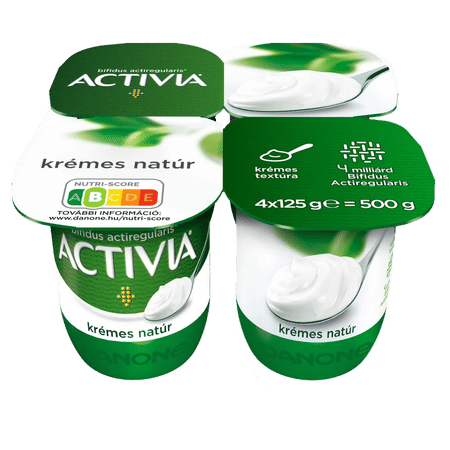Danone activia 4x125g.krémes natúr