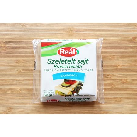 Reál szeletelt sajt  Sandwich120g.(7db/cs)