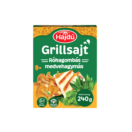 Hajdúsági grill sajt rókagomba-medvehagyma 240g