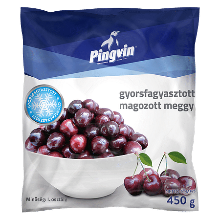 Pingvin magozott meggy 450 g.