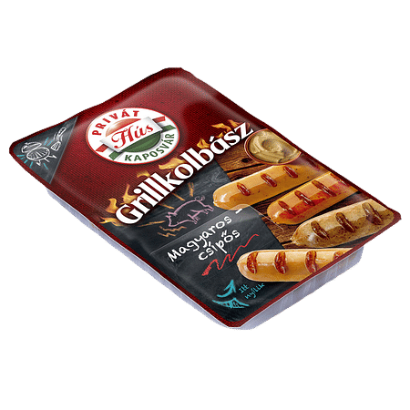 Privát grillkolbász magyaros csípős 240 g. vf.