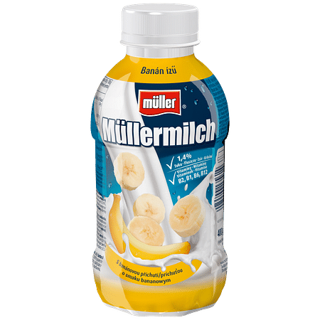 Müller tej 400gr Banán