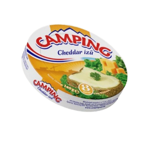 Camping sajt 140g. CHEDDAR kördobozos