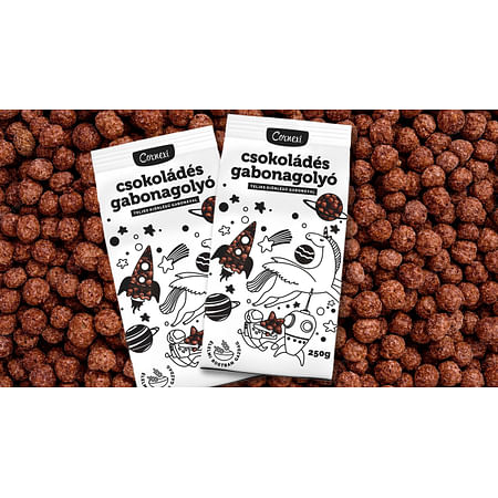 Cornexi Chocexi csokoládés gabonagolyó 250g.