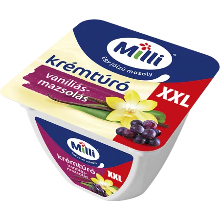 Milli krémtúró XXL mazsolás 150g.