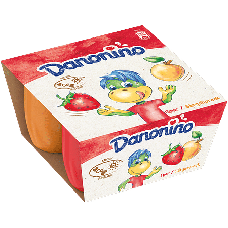 Danonino 4x50g. eper-barack